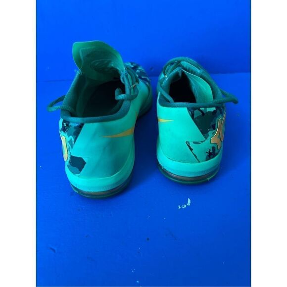 Nike KD VI GS Low Top Camo Easter Green Atomic Mango 599477 303 Size 6 Youth - Picture 6 of 6